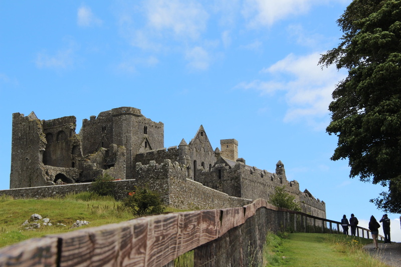 stone wall, plant, travel destinations, outdoors, grass, ireland, rock, sky, architecture, day, cashel, travel, or, nature, old, cloud - sky, ruined, ancient