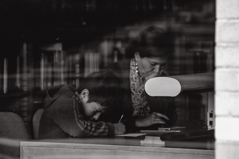 colombia, light, pencil, window, cloud, child, bogotá, indoors, childhood, innocence, boy, sitting, biblioteca pública virgilio barco, woman, library, contemplation