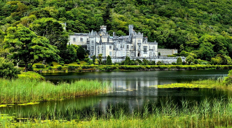 Kylemore Abbey, Ireland, Connemara, 1080P, Religious