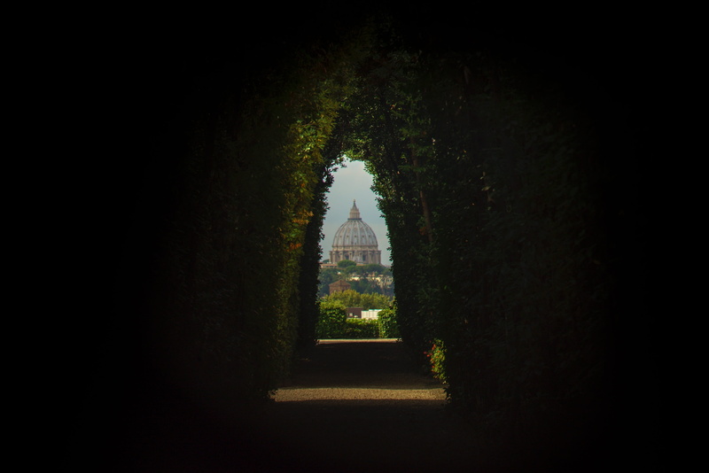 architecture, cathedral, church, arch, alley, plant, building exterior, night, building, footpath, infrastructure, green, travel destinations, tree, hedge
