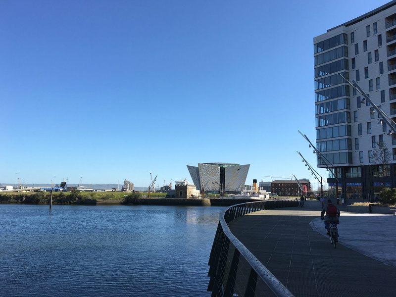 nature, building, city, men, built structure, modern, Belfast, building exterior, sky, architecture, office building exterior, blue, skyscraper, water