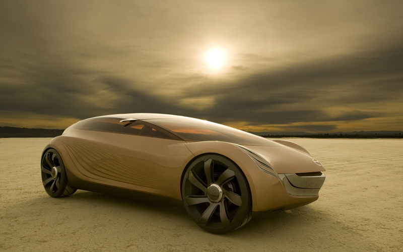 car, mazda, concept, 1080P, brown, nagara, sports