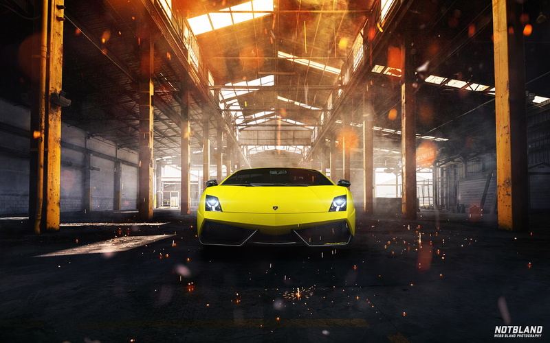 sparks, lamborghini, cars, hd, superleggera, gallardo, warehouse, 1080P