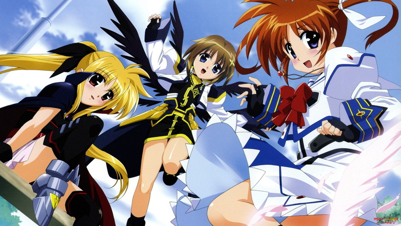 Anime, 1080P, Fate Testarossa, Nanoha Takamachi, Hayate Yagami, Magical Girl Lyrical Nanoha