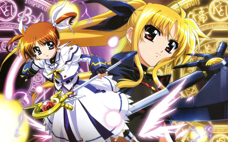 1080P, Anime, Nanoha Takamachi, Fate Testarossa, Magical Girl Lyrical Nanoha