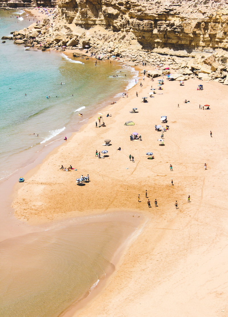 day, tourist, atlantic Ocean, vacation, aerial, 4K, coast, coastline, vacations, landscape, scenics, waters Edge, sunny, sea, nature, cliff, travel, shoreline