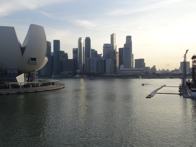 skyscraper, landscape, 5K, waterfront, modern, lotus building, building, office building exterior, tall - high, built structure, city, asia, pier, urban skyline