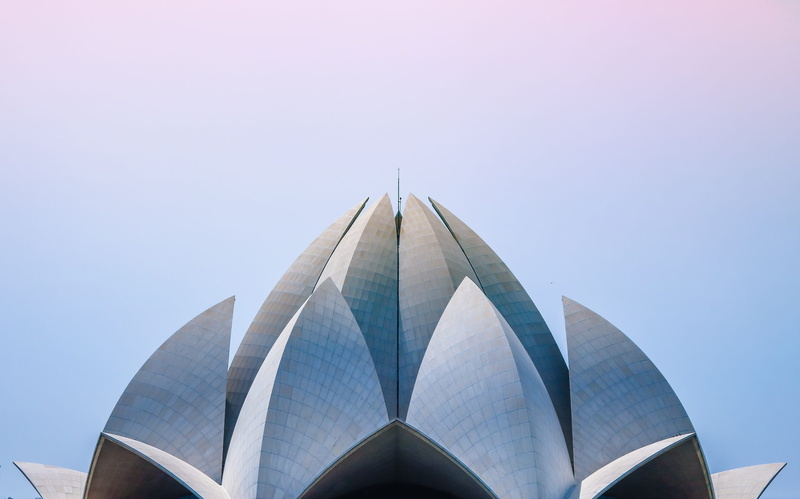 outdoors, delhi, nature, arts culture and entertainment, sky, futuristic, low angle shot, building, house of worship, religious, monument, city, geometric