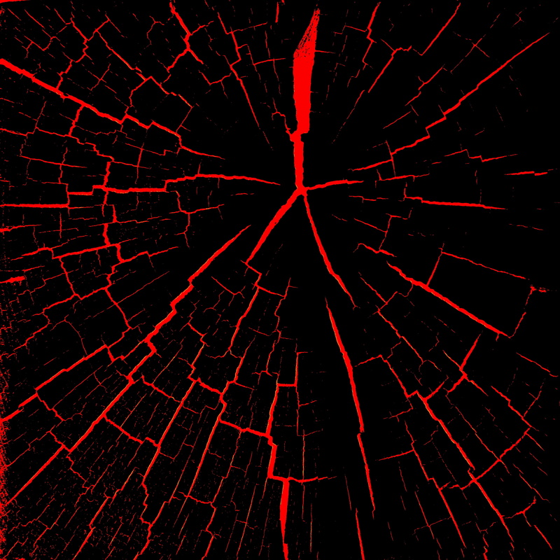 broken, illuminated, textured, close-up, china, pattern, space, backgrounds, break, 2K, red, tianmu lake, tree, cracked, night, changzhou, full frame
