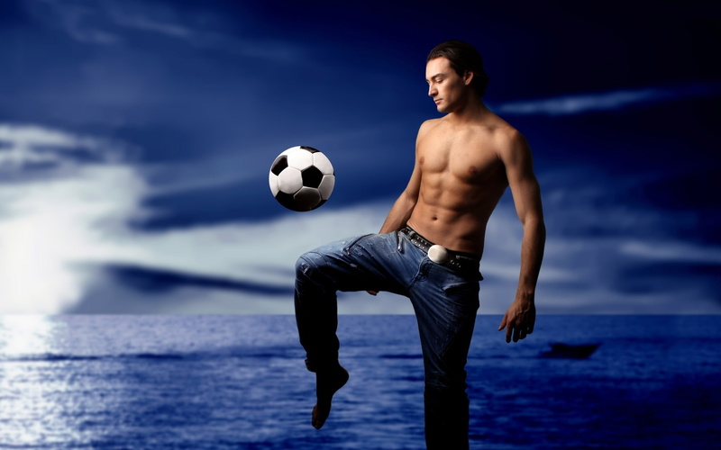 dude, handsome, man, guy, 2K, soccer, ball
