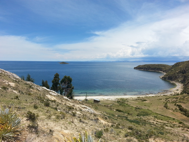 horizon, scenics, no People, Bolivia, horizon over water, beach, bolivia, plant, 2K, day, Lake Titicaca, water, tranquility, Lake, nature, landscapes