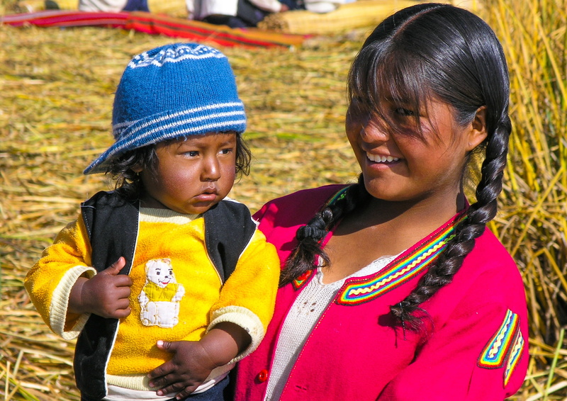 grass, peru, boys, people, portrait, adult, toddler, emotion, women, childhood, cute, girl, two people, carrying, togetherness, sister, woman, males, lake