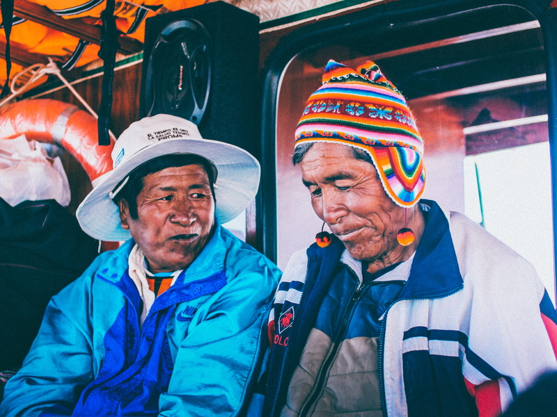 canon 7d, people, males, emotion, senior adult, smiling, day, mature men, boat, leisure activity, men, lake titicaca, happiness, hat, 4K, adult, senior men