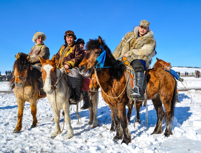 people, asian, 2K, cold temperature, mature men, sky, horsemen, mammal, animal, tradition, real people, mongolia, outdoors, rider, vertebrate, portrait