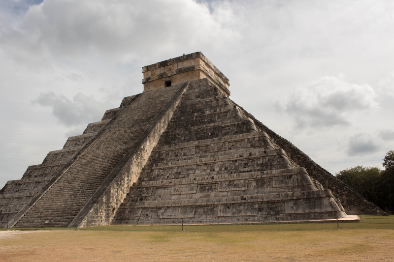 no people, travel destinations, maya, antiquity, religion, building exterior, day, ruined, archaeology, tropical, history, ancient, cloud - sky, architecture
