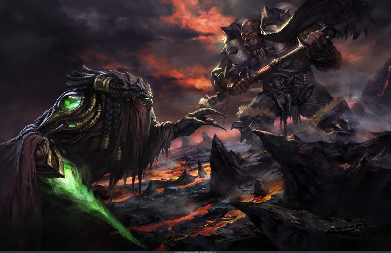 world, fantasy, warcraft, wow, battle, zeratul, magic, 4K, games, orc