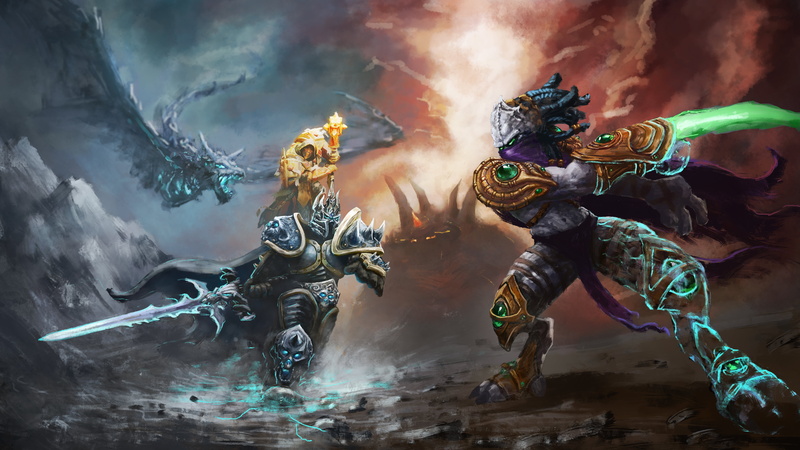 zeratul, human representation, nature, outdoors, people, male likeness, 8K, arthas, smoke - physical structure, unrecognizable person, horse, headwear
