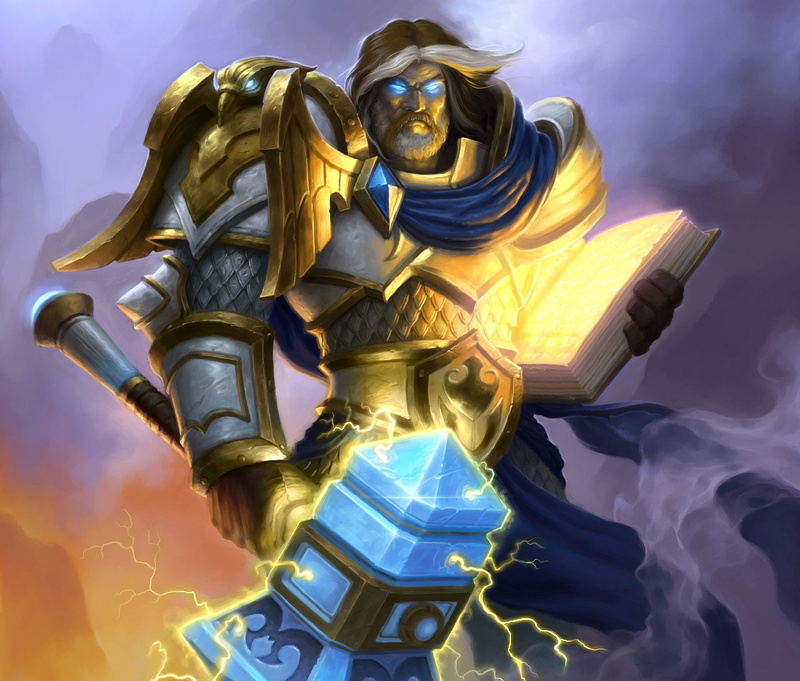 Uther the Lightbringer, 2K, video games, Hearthstone: Heroes Of Warcraft