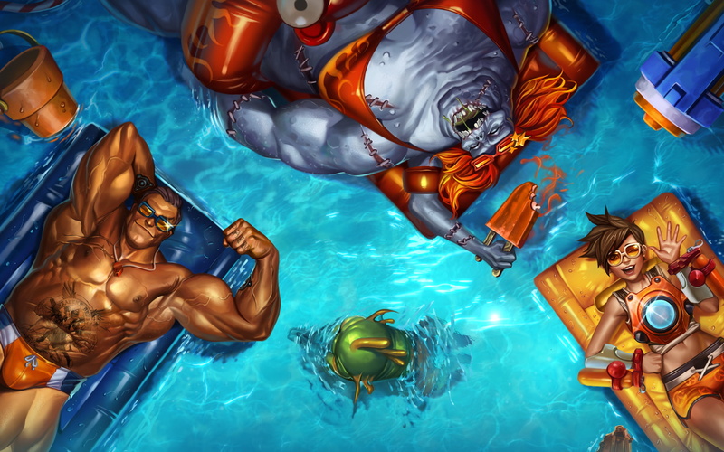 Video Game, Tychus Findlay, 1080P, Tracer (Overwatch), Heroes of the Storm, Stitches (Warcraft)