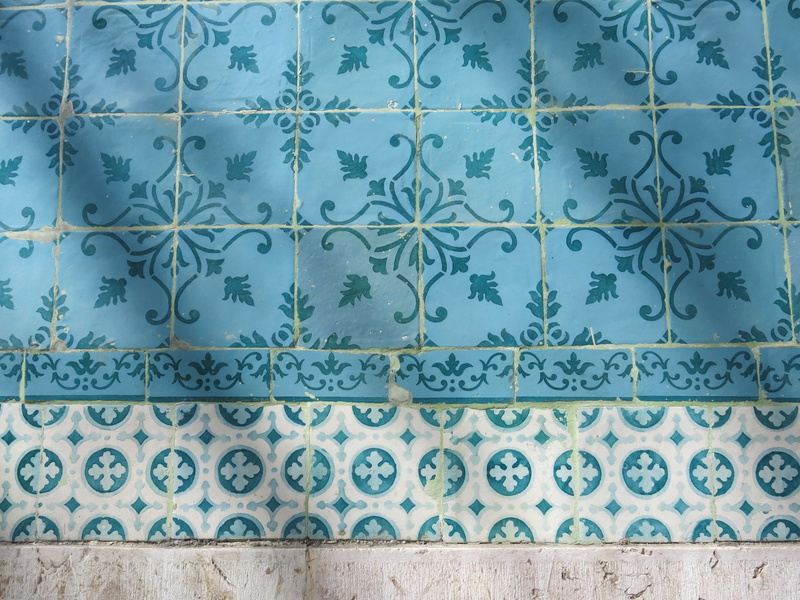 floral pattern, built structure, backgrounds, turquoise, blue, azulejos, lisbon, textile, 4K, design, architecture, wall - building feature, pattern, untitled