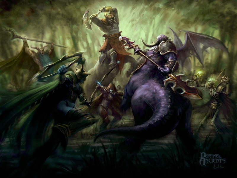 dark, defense, ancient, creature, defense of the ancient, 1080P, game, games