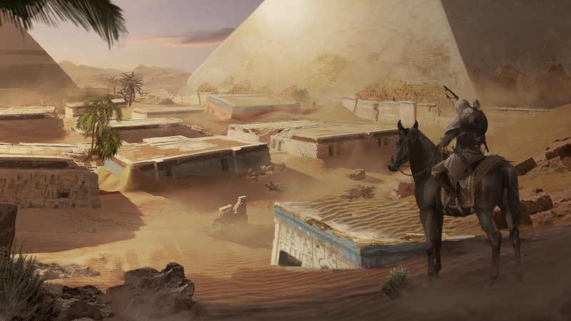Assassins Creed Origins, Eddie Bennun, multi-platform video game, 1080P, Origins