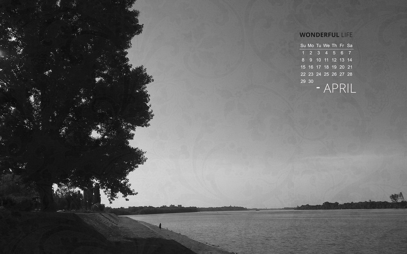 april, life, river, wonderful, growth, tree, waterfront, text, sign, plant, architecture, no people, building exterior, 1080P, outdoors, grayscale, sky