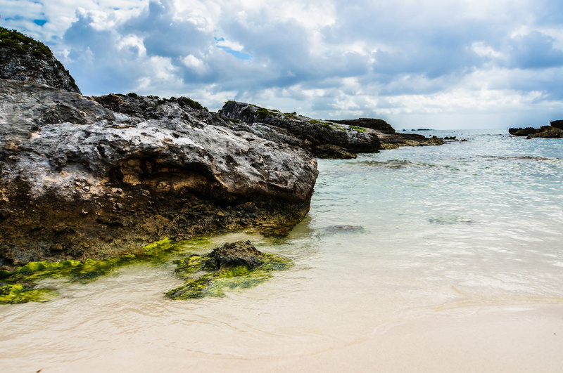 rock formation, rock, cloud - sky, non-urban scene, sky, mexico, beauty in nature, land, no people, tranquility, hdr, tulum, tranquil scene, rock - object