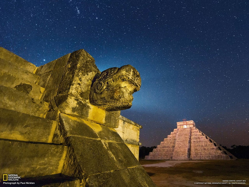 space, art and craft, astrology, still, night, old ruin, nature, channel, sculpture, place of worship, built structure, chichen, ruined, no people