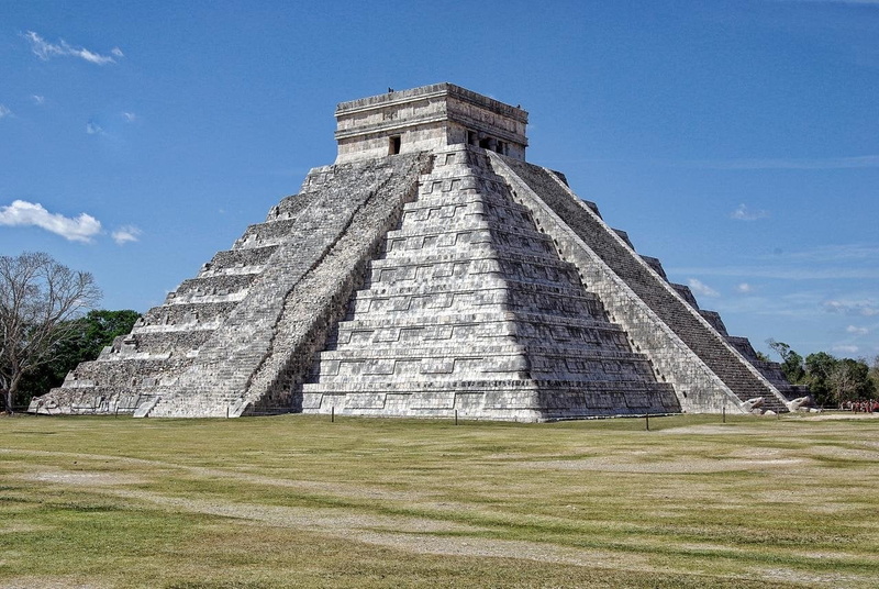 plant, nature, built structure, pyramid, ruined, no people, archaeology, 720P, tree, place of worship, travel destinations, Man Made, tourism, the past