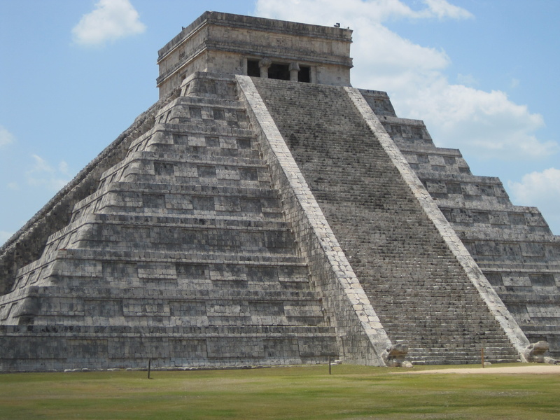 architecture, yucatan, history, cloud - sky, civilization, built structure, landmark, the past, travel destinations, archeology, Mayan, 2K, place of worship