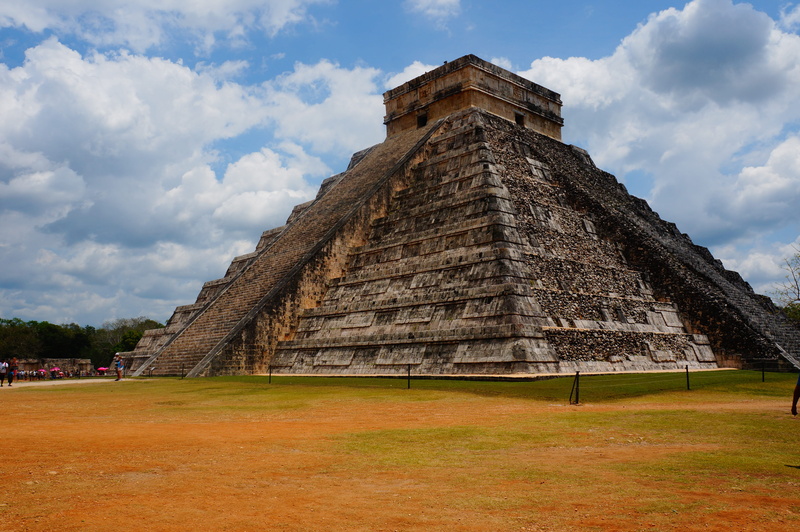 building exterior, tourism, 4K, religion, pyramid, sky, yucatan, outdoors, architecture, ancient, temple, history, built structure, travel, ancient civilization