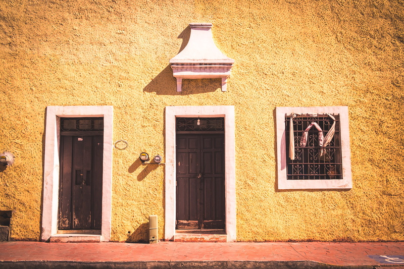 no people, day, shadow, low angle view, old, closed, mexican, mexico, place, catholic, america, nature, building exterior, 4K, ancient, city, entrance
