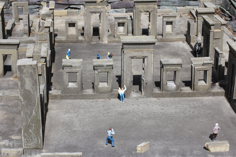 vacation, building exterior, attraction, miniature, archeology, temple, european, lifestyles, architecture, group of people, heritage, stone, archaeology