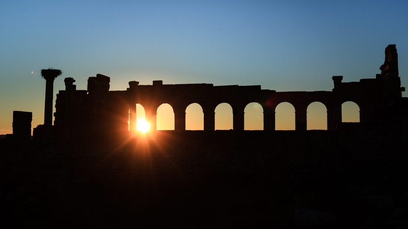 arch, sky, city, historic, morocco, sunlight, nature, connection, ruin, site, history, sunset, bridge, evening, outdoors, copy space, ancient civilization