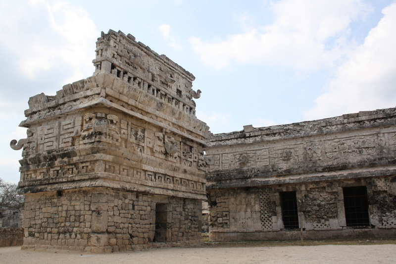 mayan culture, cloud - sky, architecture, chic itzá, old ruin, 4K, mexico, architectural column, travel destinations, ancient, no people, history, archaeology