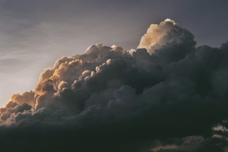 non-urban scene, idyllic, playa del carmen, weather, azure sky, cumulus, thunderstorm, no people, tranquility, full frame, low angle view, 8K, tranquil scene