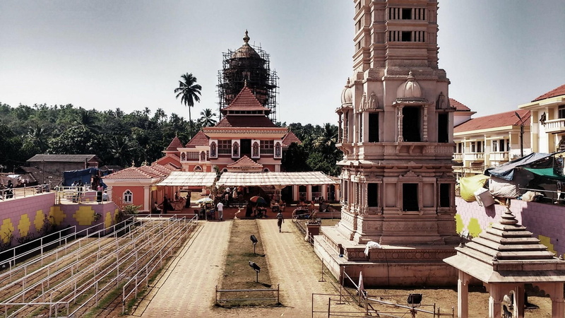 temple, civilisation, india, goa, architecture, 1080P, south goa, hinduism, tourist spot