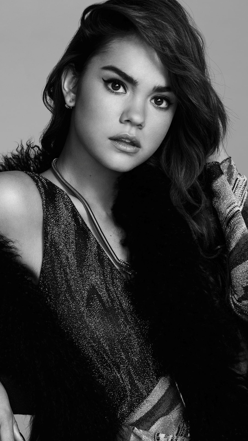women, 1080P, one person, adult, tank, top, beauty, maia mitchell, young women, teenager, fashion, hairstyle, headshot, beautiful people, Hollywood Celebrities