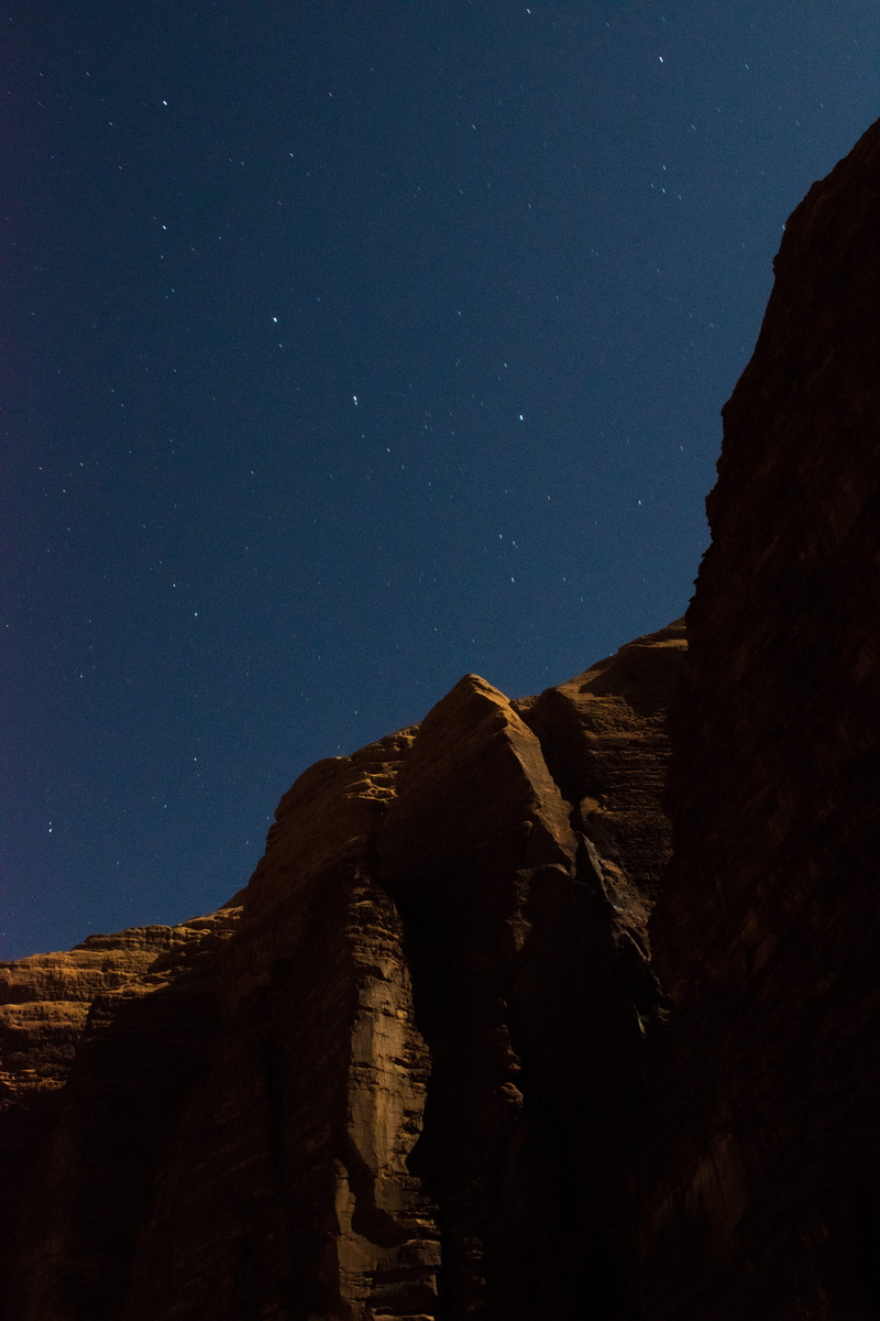 night, low angle view, camping, tranquil scene, brown, 5K, canyon, solid, outdoors, rock, rock formation, beauty in nature, sky, nature, star - space
