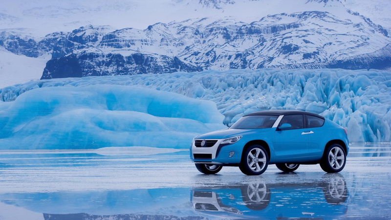 cars, 1080P, touareg, concept, volkswagen, blue