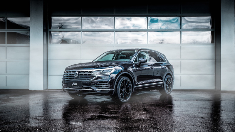 Black Car, Volkswagen, SUV, Vehicle, Volkswagen Touareg, Luxury Car, 4K, Car