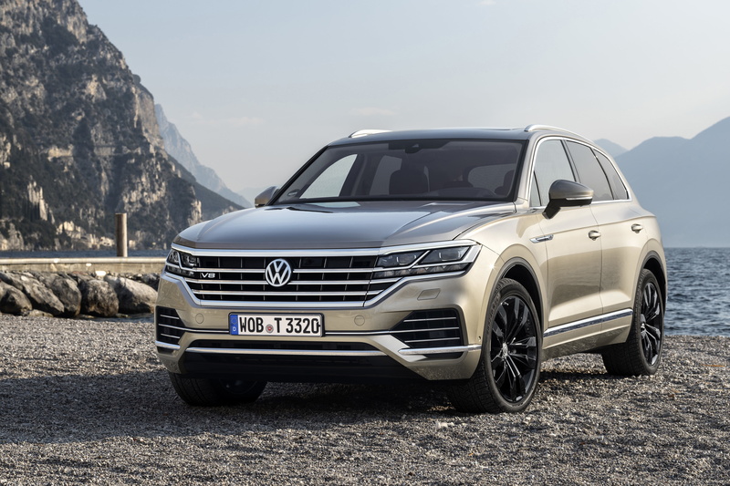 Volkswagen Touareg, Volkswagen, SUV, Silver Car, Luxury Car, Car, Vehicle, 4K