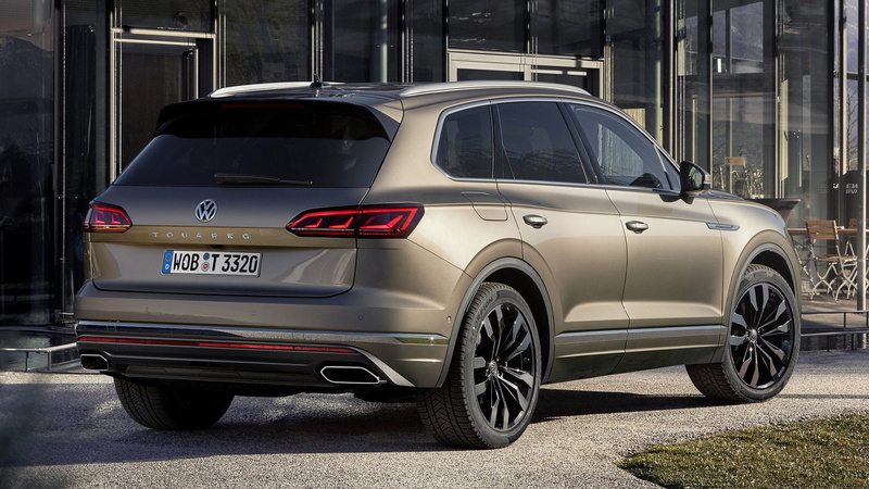 1080P, Mid-Size Car, Volkswagen Touareg, Crossover Car, Luxury Car, SUV, Beige Car, Car, Volkswagen