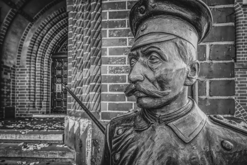 close-up, the past, statue, no people, representation, human representation, adults only, focus on foreground, human body part, berlin, köpenick, building