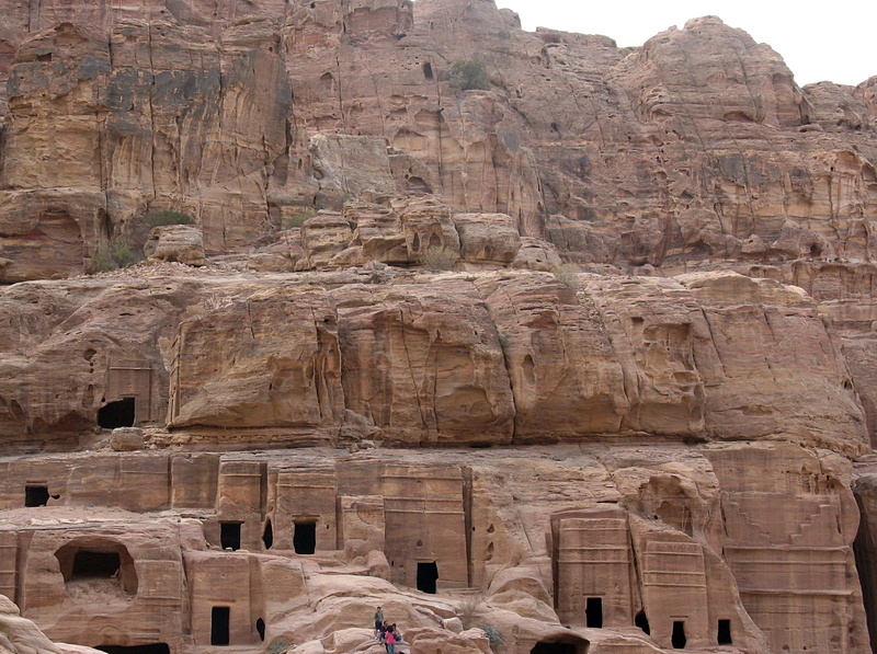 day, rock, landmark, ancient history, unesco, near east, rock formation, canyon, archaeology, 2K, nabataeans, built structure, solid, architecture, old ruin