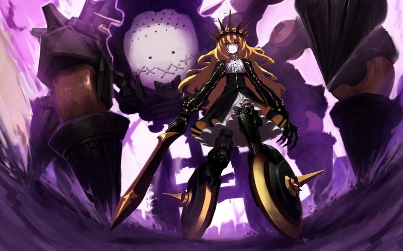Black Rock Shooter, Anime, 1080P, Chariot (Black Rock Shooter)