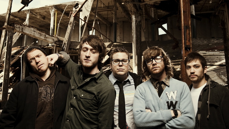 waist up, smiling, serious, portrait, band, adult, gang Member, young women, group Of People, caucasian Ethnicity, black, outdoors, glasses, tie, standing