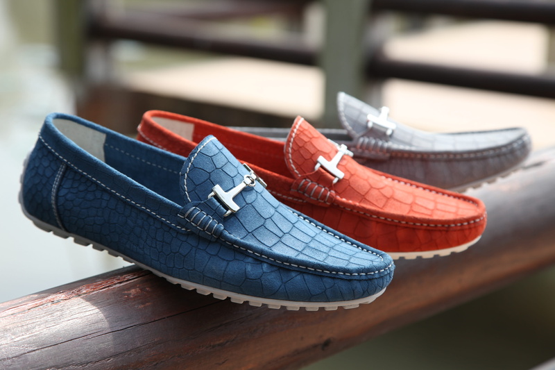 wood - material, focus on foreground, pair, loafers, horsebit, three, old, footwear, shoe, red, close-up, leather, photography, high angle view, no people