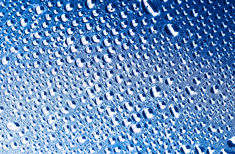 textured, transparent, pattern, abstract, cold temperature, con2011, full frame, drops, close-up, indoors, wet, bubble, blue, no people, clean, blue background